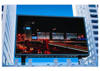 شاشة عرض بالألوان الكاملة الخارجية للإعلان عالي الوضوح P8 256 * 128mm شاشة كبيرة
