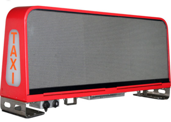 P5 ماء سقف السيارة لوحة إعلانية تاكسي الأعلى الإعلان ضوء مربع اللون الكامل