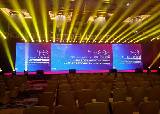شاشة LED داخلية للإيجار RGB HD 1920Hz 3840Hz لمرحلة الحفل