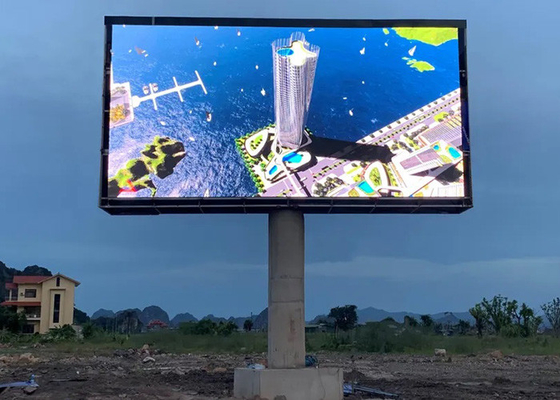 شاشة عرض الإعلانات التجارية P8 P10 LED لبناء مول