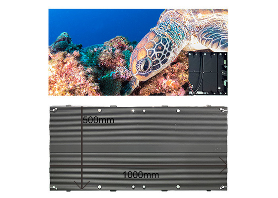 P3.91 1000*500mm عرض LED داخلي صيانة الحائط / الصيانة الأمامية المعلقة