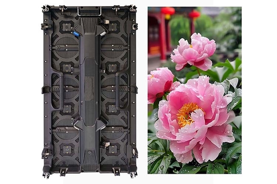 P4.8 HD شاشة LED المستأجرة 16-Bit Grayscale 7680Hz معدل تحديث للمرحلة الديناميكية وشاشات التجزئة