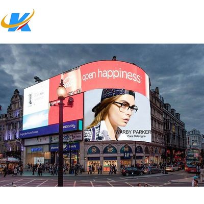 P10 لوحة إعلانات LED للخارج 6500cd / sqm عرض ملون كامل