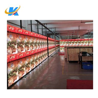 P10 لوحة إعلانات LED للخارج 6500cd / sqm عرض ملون كامل