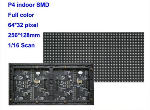 P4 Indoor RGB LED Module with 4mm Pixel Pitch and 1200cd Brightness for High-Quality Video Walls