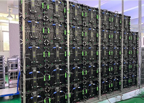 P3.91 Outdoor Display Screen LED For Concert Meeting Exhibition Aluminum Cabinet