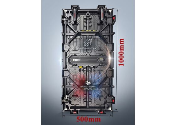 P3.91 Outdoor Rental LED Screen 500x1000mm Large Cabinet Fewer Seams for Concert Stages