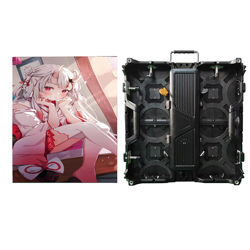 Ultra HD Slim P2.604mm Indoor Portable LED Rental Screen with 192*192 Resolution 160° View Angle and 100000 Hours Lifespan